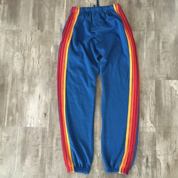 SOLD❗️Aviator Nation Sweatpants / 4 Striped Sides - Picture 3 of 5